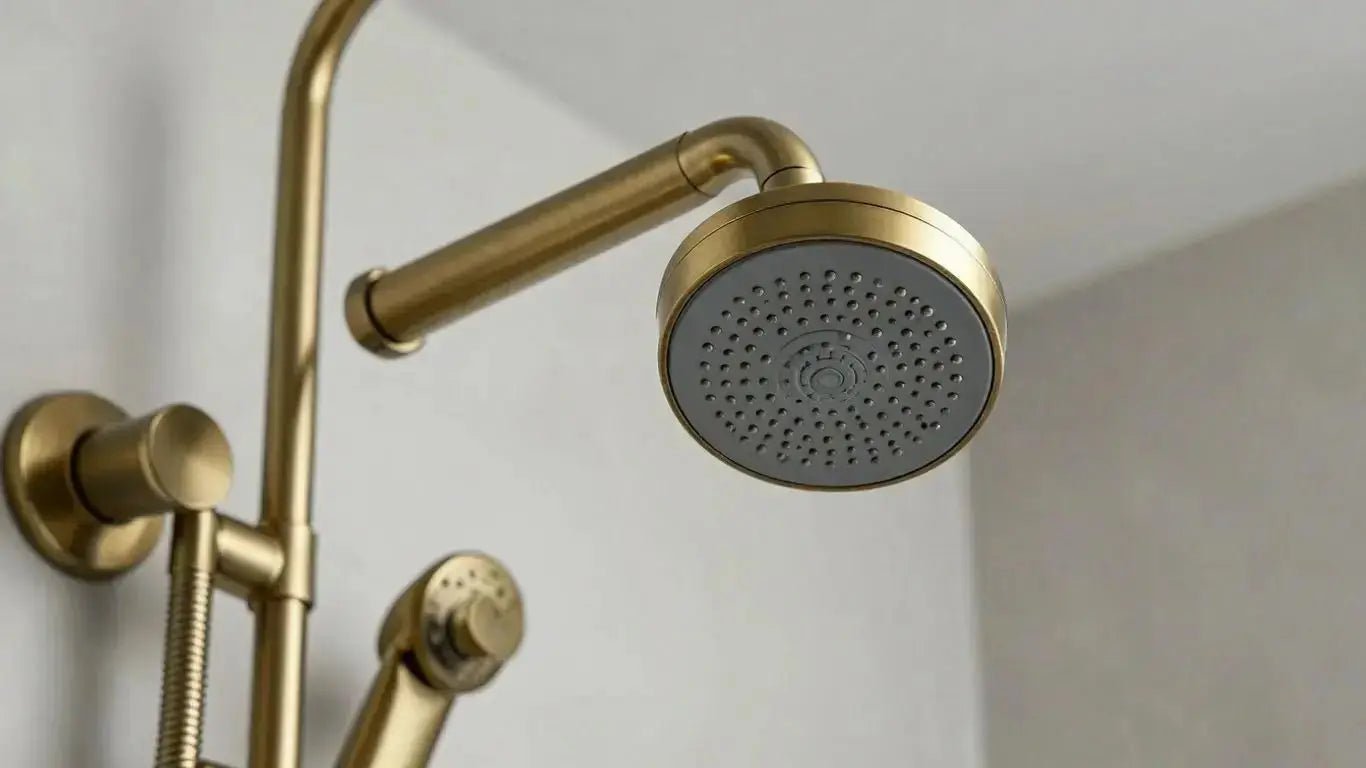 Elevate Your Bathroom with a Stylish Brushed Brass Shower Set - BathroomLux
