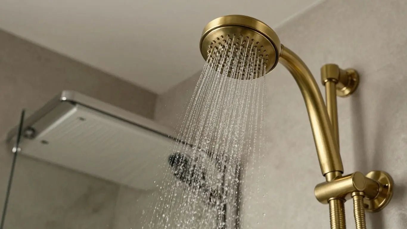 Elevate Your Bathroom with Timeless Brass Shower Fixtures - BathroomLux