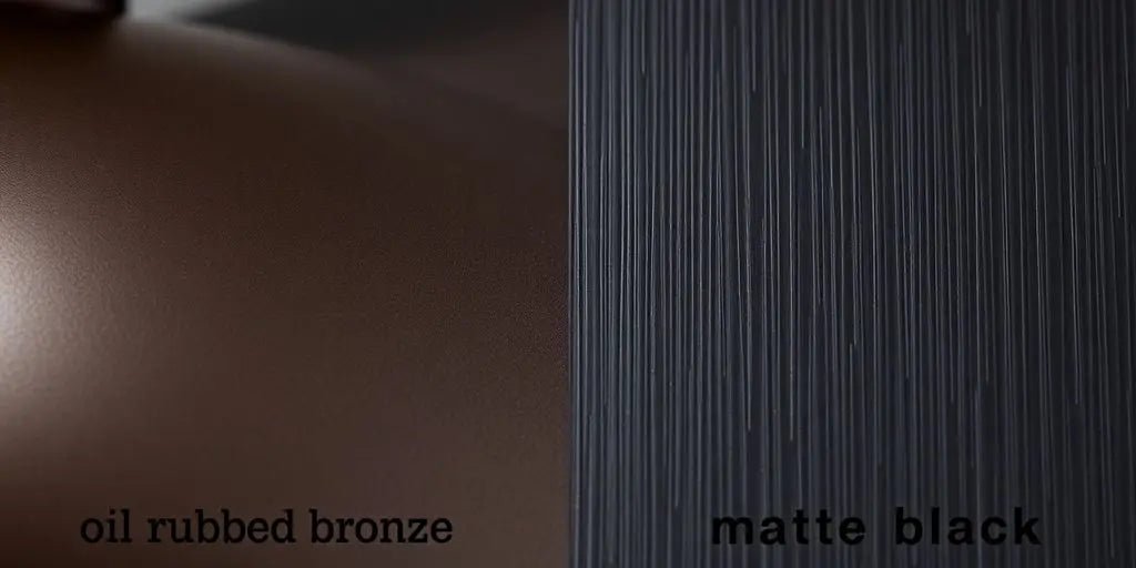 Oil Rubbed Bronze vs Black Color: Which Finish Reigns Supreme? - BathroomLux