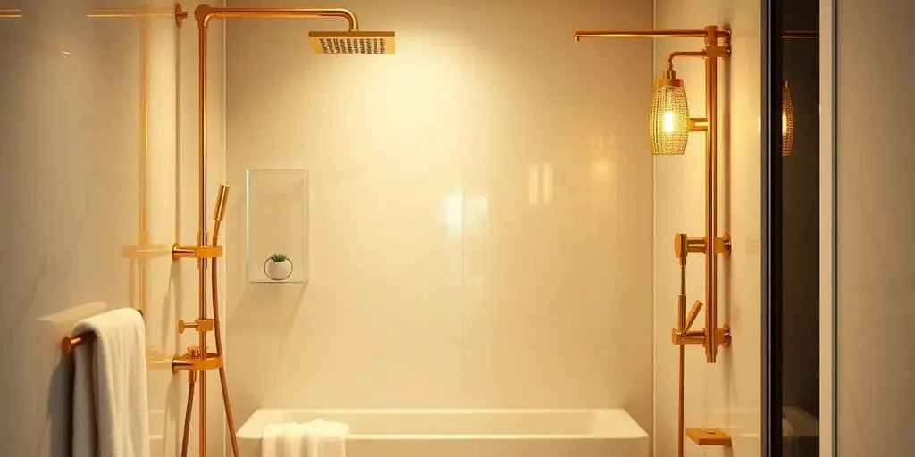 Transform Your Bathroom with a Luxurious Gold Shower Set: Style and Functionality Combined - BathroomLux