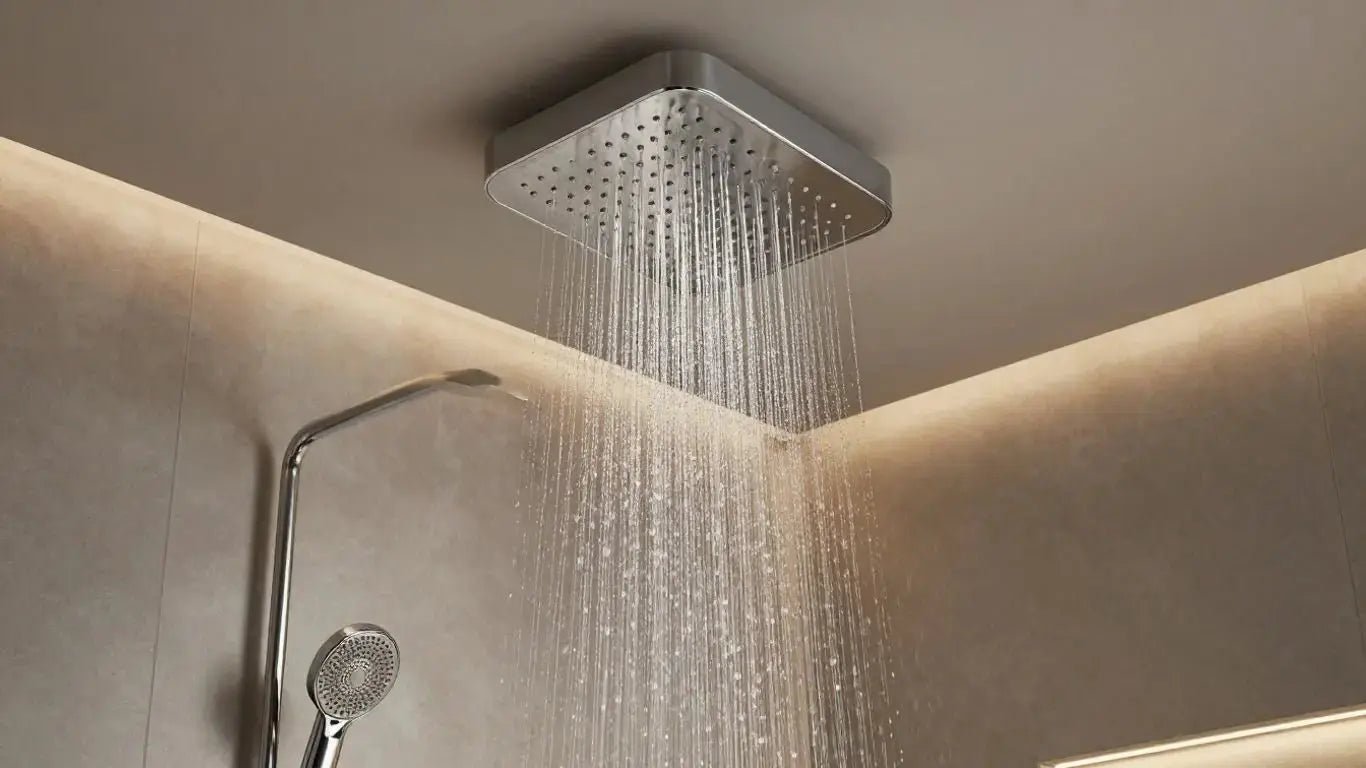 Transform Your Bathroom with a Luxurious Rain Shower Ceiling Mount - BathroomLux