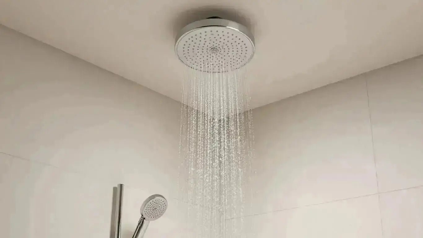 Transform Your Bathroom with a Sleek Ceiling Mount Shower - BathroomLux