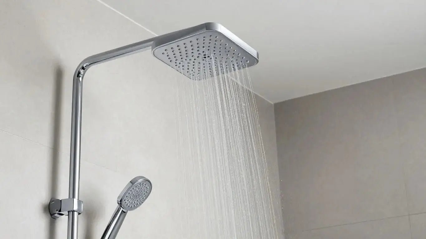 Transform Your Bathroom with a Stylish Square Rainfall Shower Head - BathroomLux