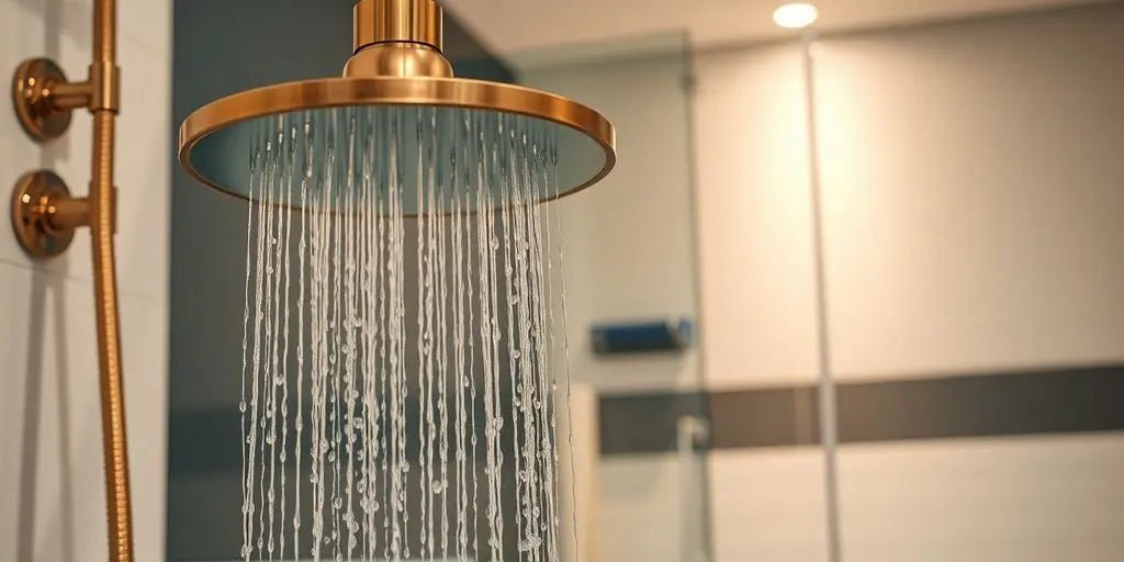 Upgrade Your Bathroom with a Brass Rainfall Shower System - BathroomLux