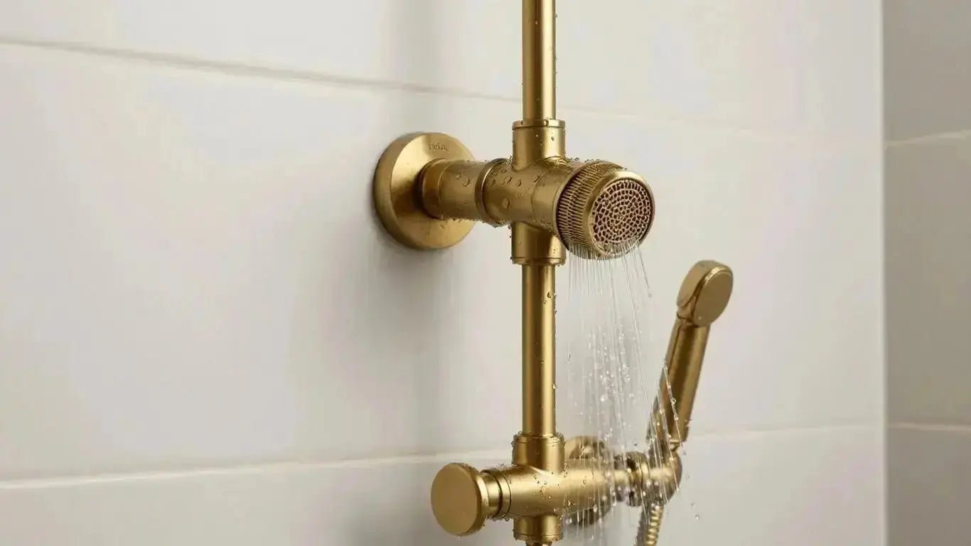Upgrade Your Bathroom with a Stylish Brass Thermostatic Mixer Shower - BathroomLux