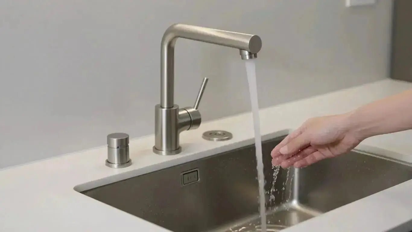 Upgrade Your Kitchen with the Revolutionary 2-in-1 Touchless Sensor Faucet with Soap Dispenser - BathroomLux