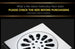 10*10cm Stainless Steel Linear Shower Floor Drain Cover with Filter Strainer - shower drainBathroomLux
