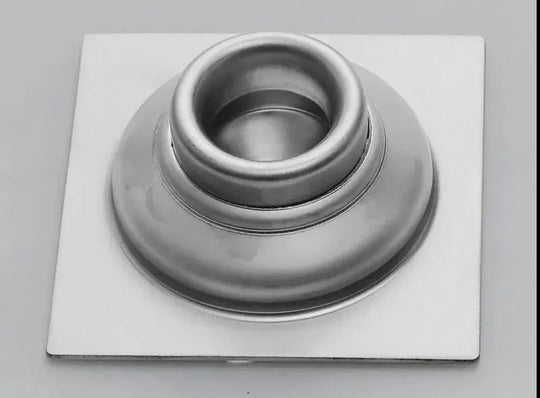 10*10cm Stainless Steel Linear Shower Floor Drain Cover with Filter Strainer - shower drainBathroomLux