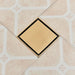 10x10cm Invisible Floor Drain – Brushed Gold & Matte Black Square Bathroom - Shower DrainsBathroomLux