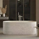 1500mm Modern Freestanding Bath Artificial Stone - Freestanding bathtubBathroomLux