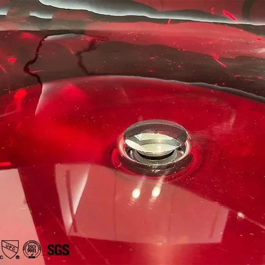 1700mm Modern Clear Freestanding Bathtub – Transparent Resin Soaking Tub with Stylish Design - Transparent Resin Soaking TubBathroomLux