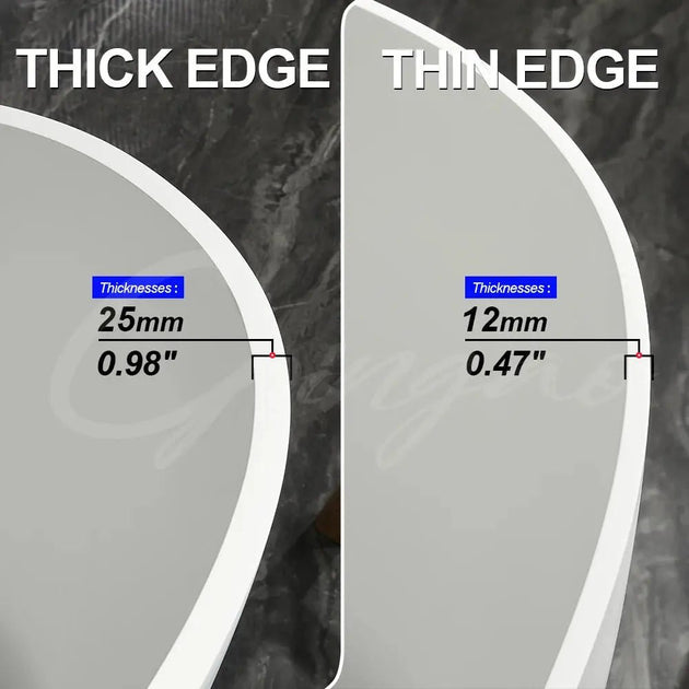 1700mm Modern Oval Freestanding Bathtub – Solid Surface Acrylic Stone Resin Bath Tub - Oval Freestanding BathtubBathroomLux