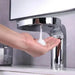 2 - in - 1 Touchless Sensor Faucet with Soap Dispenser – Smart Basin Tap - futuristic bathroom faucet with soap dispenserBathroomLux