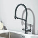 3 - Way Brushed Gold Kitchen Faucet with Pull - Out Spray – Water Purifier Function - 3 Ways Kitchen Pull OutBathroomLux