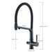 3 - Way Brushed Gold Kitchen Faucet with Pull - Out Spray – Water Purifier Function - 3 Ways Kitchen Pull OutBathroomLux