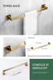 304 Stainless Steel Bathroom Set – Towel Rack Shelf Holders Brush - Towel Racks IN UKBathroomLux