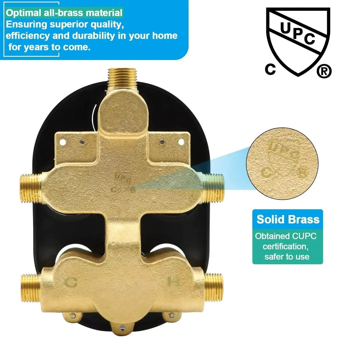 40cm Brushed Nickel Rain & Fog Shower System – Thermostatic Valve + Handheld Spray - Concealed Rain Shower SystemBathroomLux