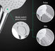 600x300mm LED Music Ceiling Shower Head Rainfall Thermostatic In Chrome - Thermostatic Rainfall Shower SystemBathroomLux
