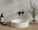 White Artificial Stone Washbasin – Sleek Solid Surface Basin for Contemporary Bathrooms BathroomLux