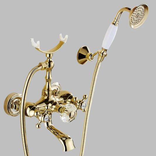 Elegance Detailed Luxury Shower Set HS-G018