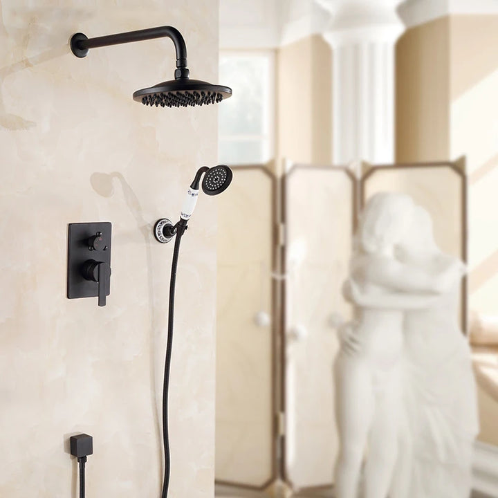 Concetto Shower Faucets Antique - FS-13889 - Black BathroomLux