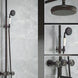 Rainfall Shower System with Handheld – Wall-Mounted Solid Brass