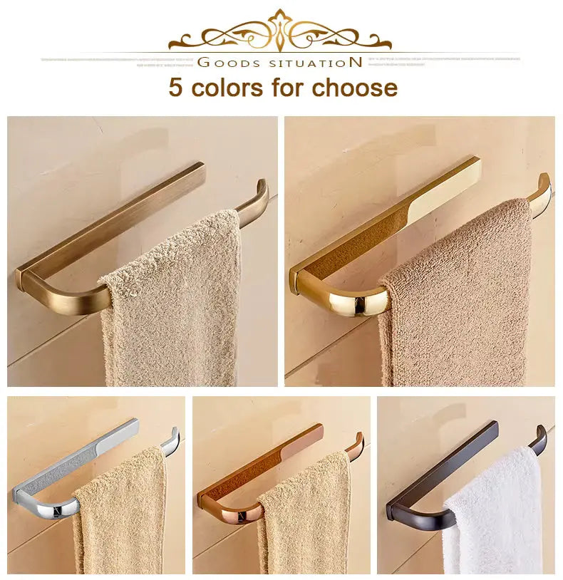 Rafine Bathroom Modern Towel Bar - F81360 BathroomLux