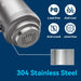 ALTHY Extension Stainless Steel Faucet Tap Water Filter Purifier System - Kitcen faucetBathroomLux