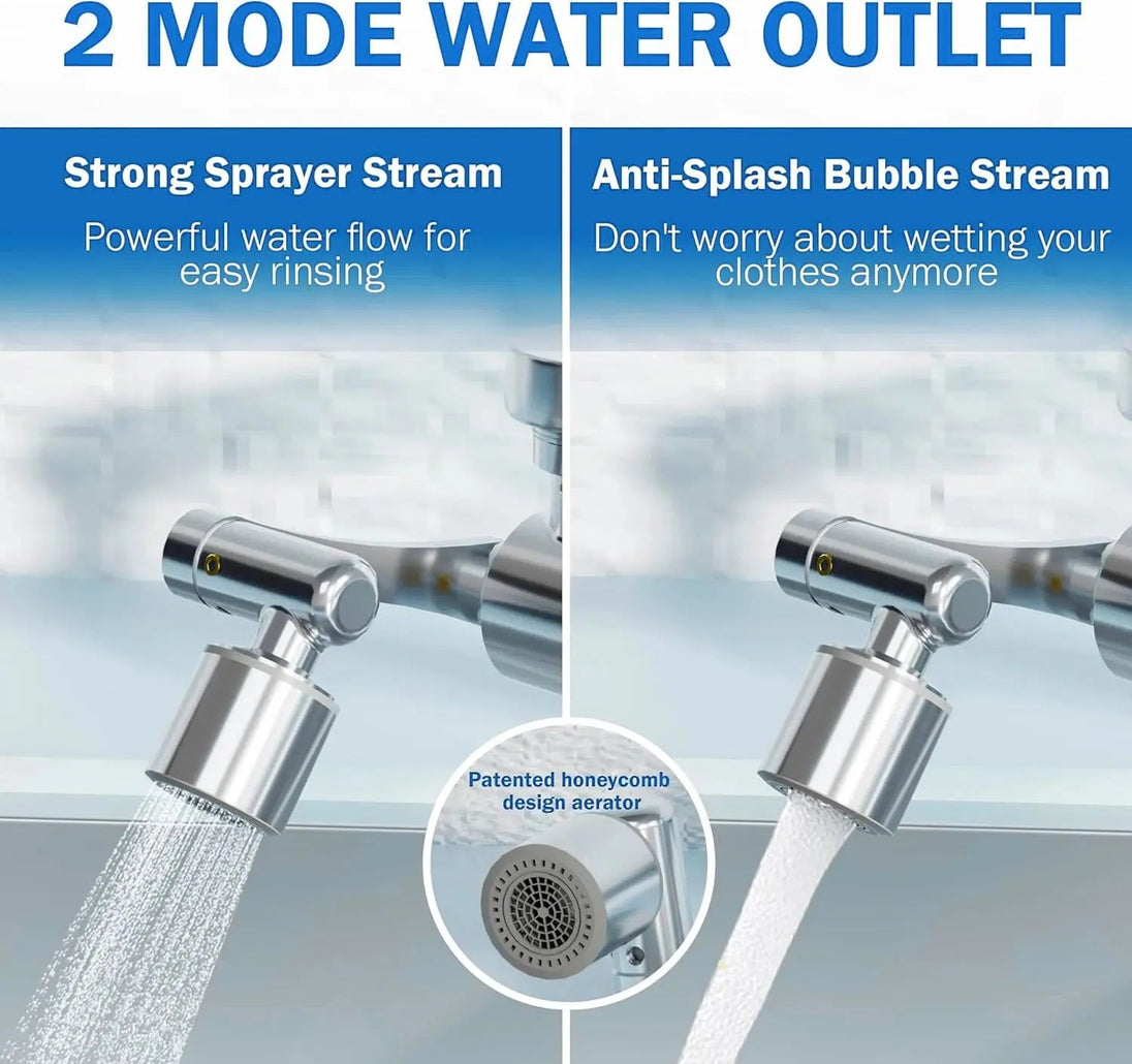 ALTHY Splash - proof Sink Faucet Extender Filter, Activated carbon & PP cotton replacement filter, - ALTHY Stainless Steel Faucet Water FilterBathroomLux