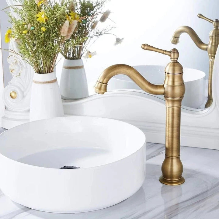 Antique Basin Bathroom Faucet - FaucetBathroomLux