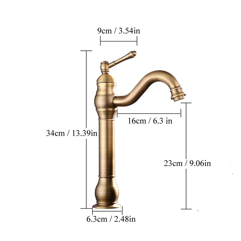 Antique Basin Bathroom Faucet - FaucetBathroomLux