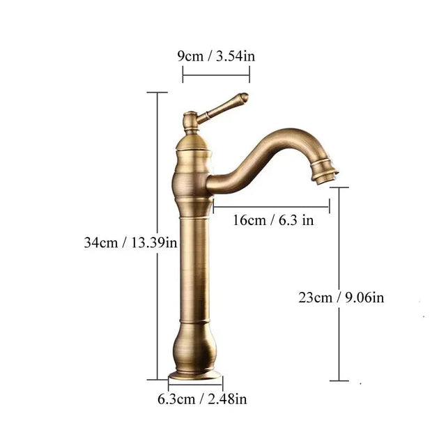 Antique Basin Bathroom Faucet - FaucetBathroomLux