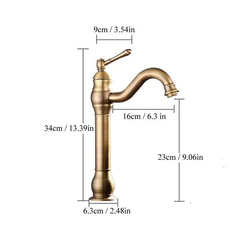 Antique Basin Bathroom Faucet - FaucetBathroomLux