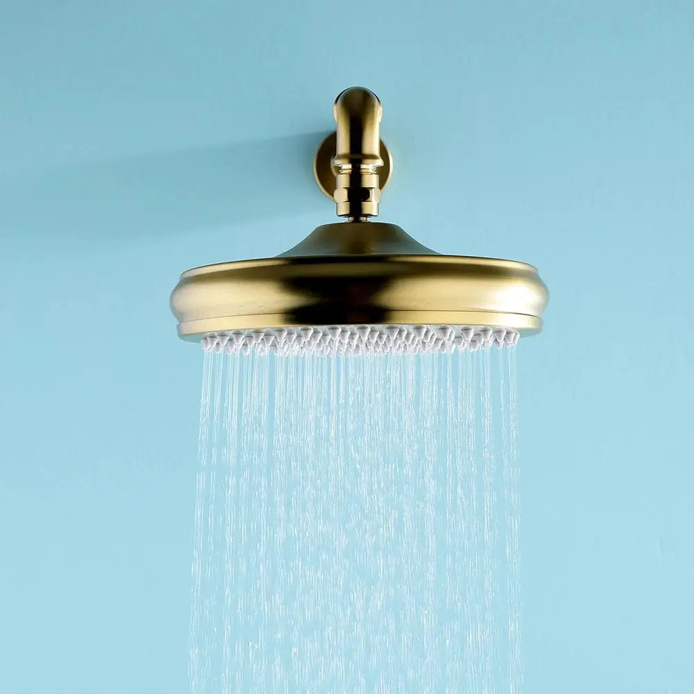 Antique Bathroom Shower Faucet - Concealed Dual Handles Rainfall Shower System - Bathroom FaucetBathroomLux