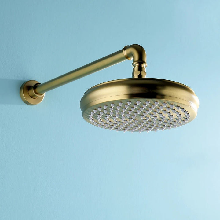 Antique Bathroom Shower Faucet - Concealed Dual Handles Rainfall Shower System - Bathroom FaucetBathroomLux