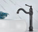 Antique Brass Basin Bathroom faucet Deck Mounted Single Handle Hot & Cold Mixer Tap - Antique Bathroom FaucetBathroomLux