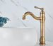 Antique Brass Basin Bathroom faucet Deck Mounted Single Handle Hot & Cold Mixer Tap - Antique Bathroom FaucetBathroomLux