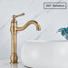 Antique Brass Basin Bathroom faucet Deck Mounted Single Handle Hot & Cold Mixer Tap - Antique Bathroom FaucetBathroomLux