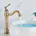 Antique Brass Basin Bathroom faucet Deck Mounted Single Handle Hot & Cold Mixer Tap - Antique Bathroom FaucetBathroomLux