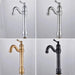 Antique Brass Basin Bathroom faucet Deck Mounted Single Handle Hot & Cold Mixer Tap - Antique Bathroom FaucetBathroomLux