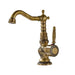 Antique Brass Basin Bathroom faucet Flower Carved Long Spout 360 Rotation Mixer Tap - Antique Brass Basin Bathroom faucetBathroomLux