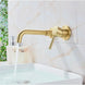 Antique Brass Wall Mount Faucet Single Handle Mixer for Basin Sink - Gold Wall - Mounted Basin Mixer TapBathroomLux