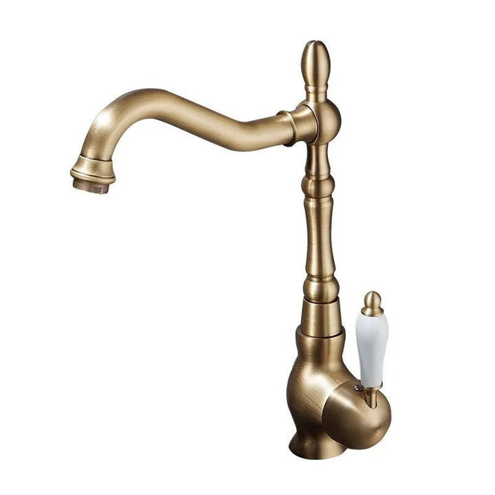 Antique Bronze Bathroom Faucet | AB - BS239011 - bathroomBathroomLux