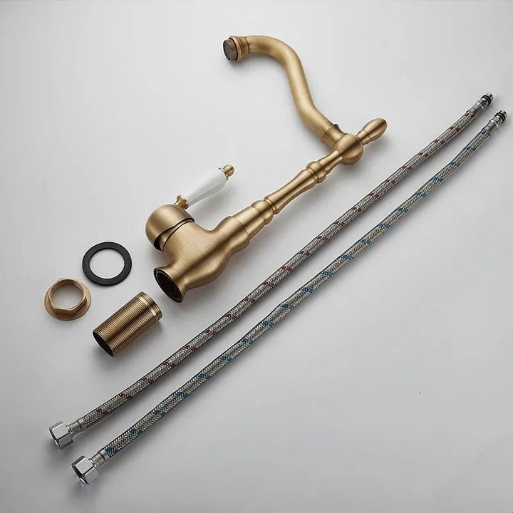 Antique Bronze Bathroom Faucet | AB - BS239011 - bathroomBathroomLux