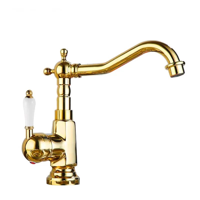 Antique Bronze Bathroom faucet - Short design - Bathroom FaucetBathroomLux