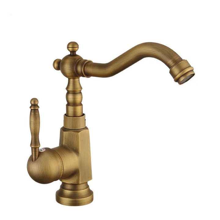 Antique Bronze Bathroom faucet - Short design - Bathroom FaucetBathroomLux