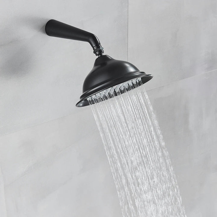 Antique Concealed Rainfall Shower System with Handheld Spray - Bathroom FaucetBathroomLux