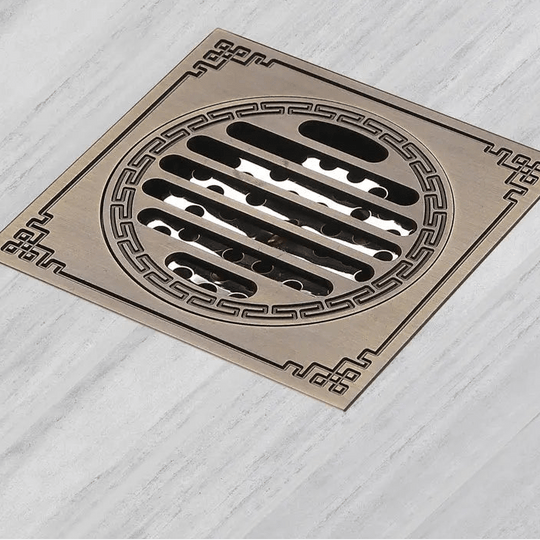Antique Floor Drain Brass Bathroom Accessory - Floor Drains in UkBathroomLux