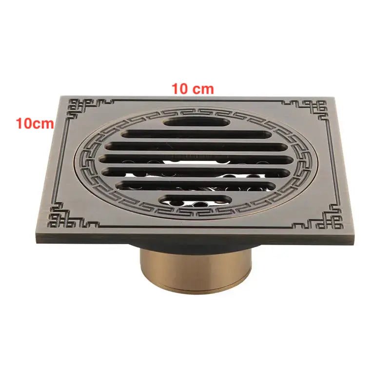 Antique Floor Drain Brass Bathroom Accessory - Floor Drains in UkBathroomLux