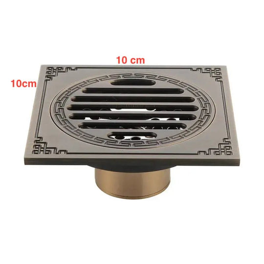 Antique Floor Drain Brass Bathroom Accessory - Floor Drains in UkBathroomLux